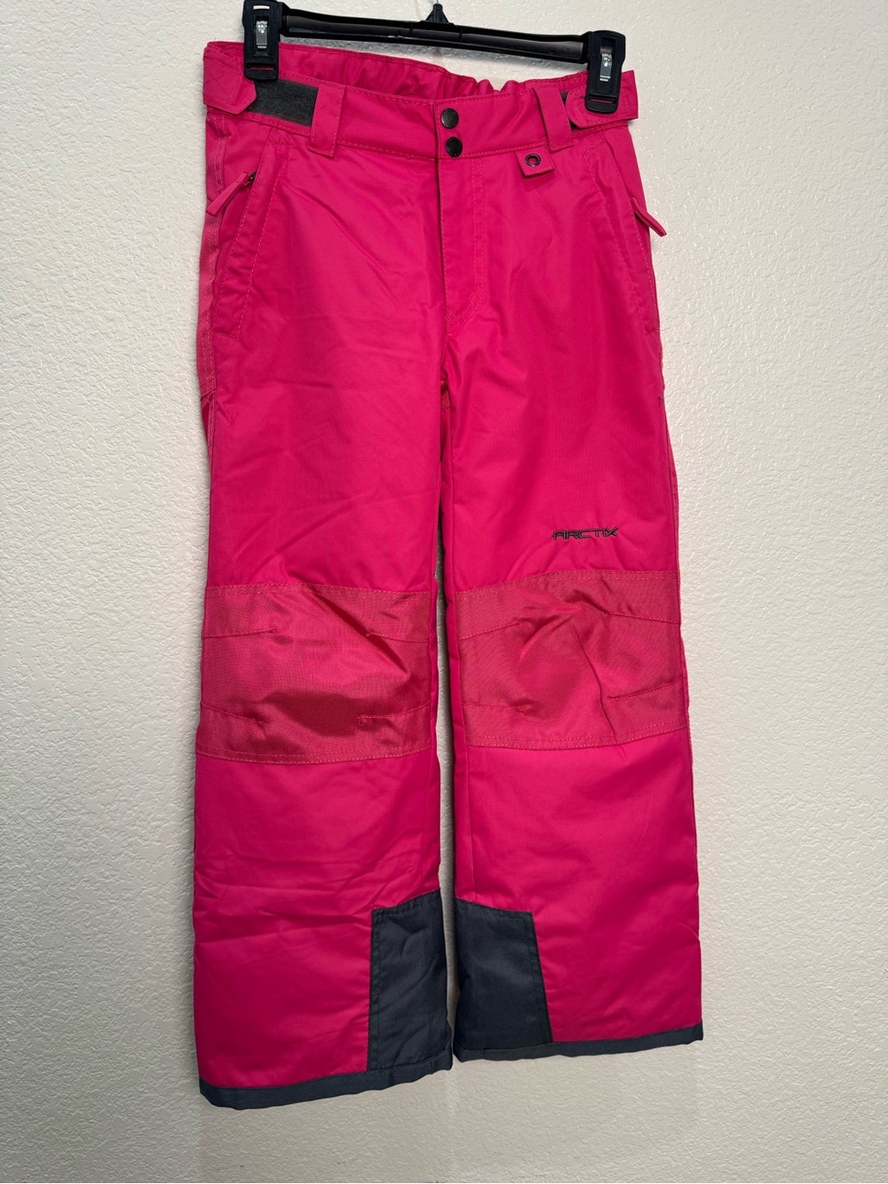 Arctix Youth M 10-12 Snow Pants Pink Insulated Ski Snowboard Reinforced 1150